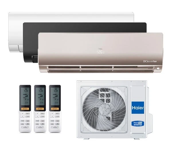 Мульти сплит-система Haier на 3 комнаты: 3 × AS25S2SF3FA / 3U55S2SR5FA