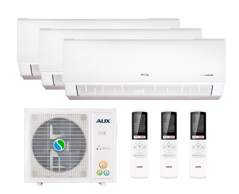 Мульти сплит-система AUX 3 x AMWM-H09/4R2(BA) / AM3-H27/4DR2