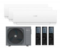 Мульти сплит-система Casarte 3 x CAS25CX1/R3-W / 3U55CM1/R3