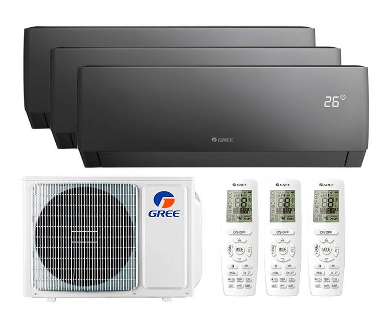 Мульти сплит-система Gree 3 x GWH09AGCXB-K6DNA4F/I / GWHD(21)NK6OO (LCLH)