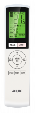 Настенная сплит-система AUX ASW-H09A4/CD-R2DI + AS-H09A4/CD-R2DI, белый