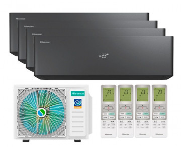 Мульти сплит-система Hisense 4 x AS-10UW4RXVQH01AG(B) / AMW5-36U4RQC LP