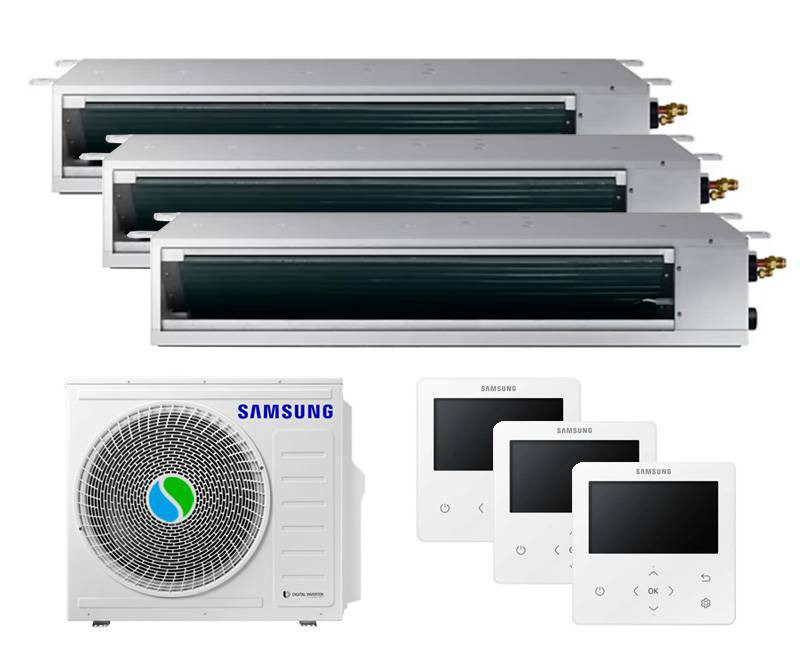 Мульти сплит-система Samsung 2х AJ026TNLPKH 1х AJ035TNLPKH / AJ080TXJ4KH