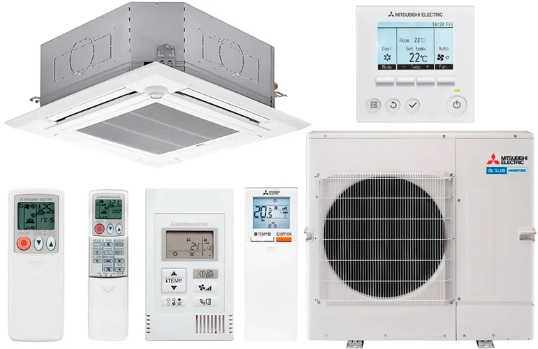 Кассетный кондиционер Mitsubishi Electric PLA-M140EA / PUHZ-P140VKA