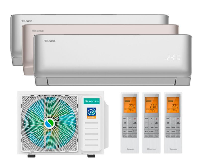 Мульти сплит-система Hisense 3 x AMS-09UW4RYCHD00(C,S) / AMW3-24U4RJC