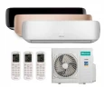 Мульти сплит-система Hisense на 3 комнаты: 3 × AMS-09UW4RVETG00(C,S,B) / AMW3-18U4RJC