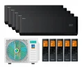 Мульти сплит-система Hisense на 5 комнат: 5 × AMS-09UW4RYCHD00(B) / AMW5-42U4RTA